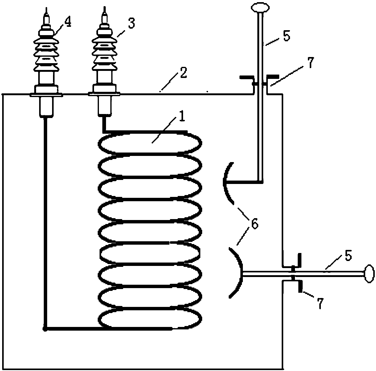 A simulation test platform for radial deformation of transformer windings