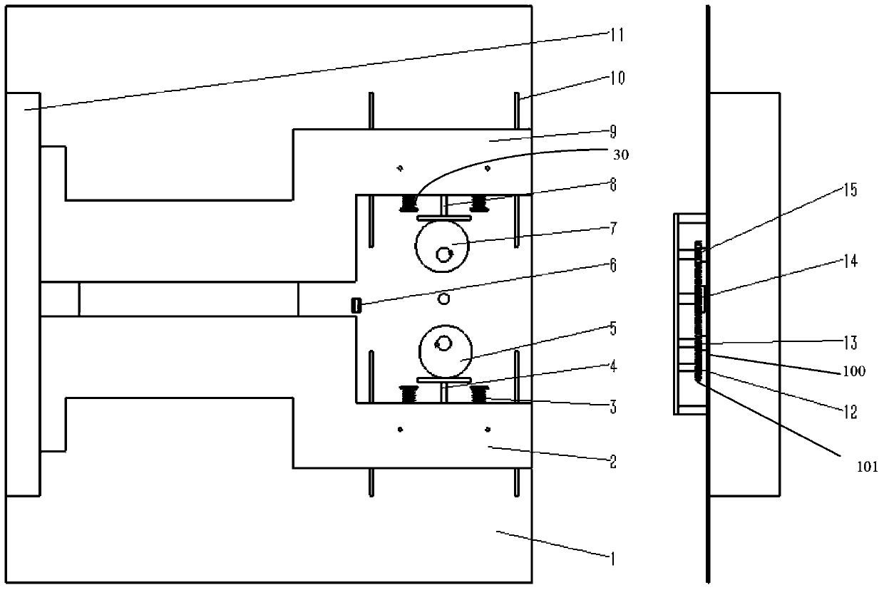 X-ray generator beam limiting device and blade driving device thereof