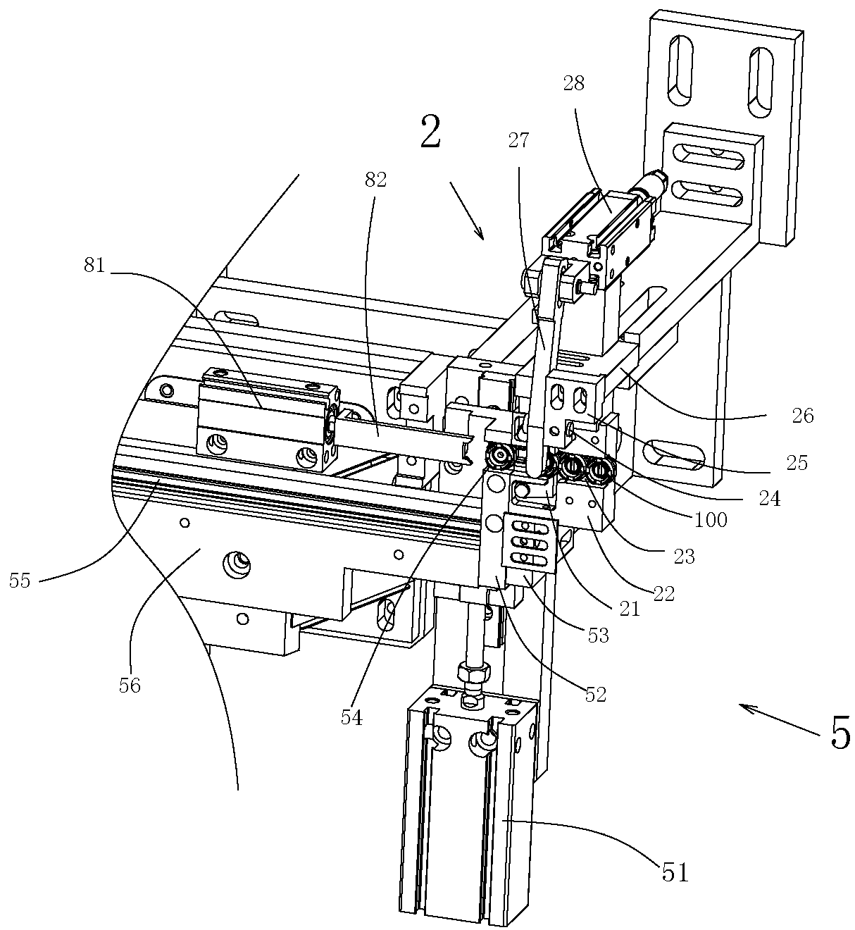 Assembly riveting machine