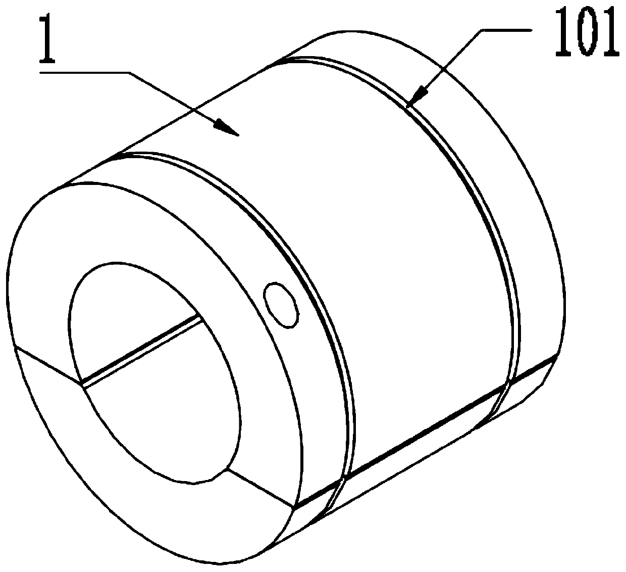 A rat-proof climbing device for docking of ship cables