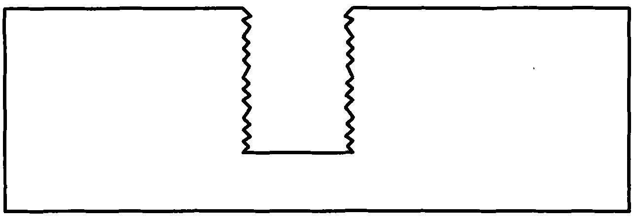 Method for forming and correcting TSV (through silicon via)