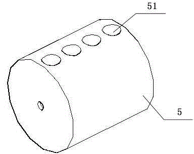 Vibration type test tube shaking device