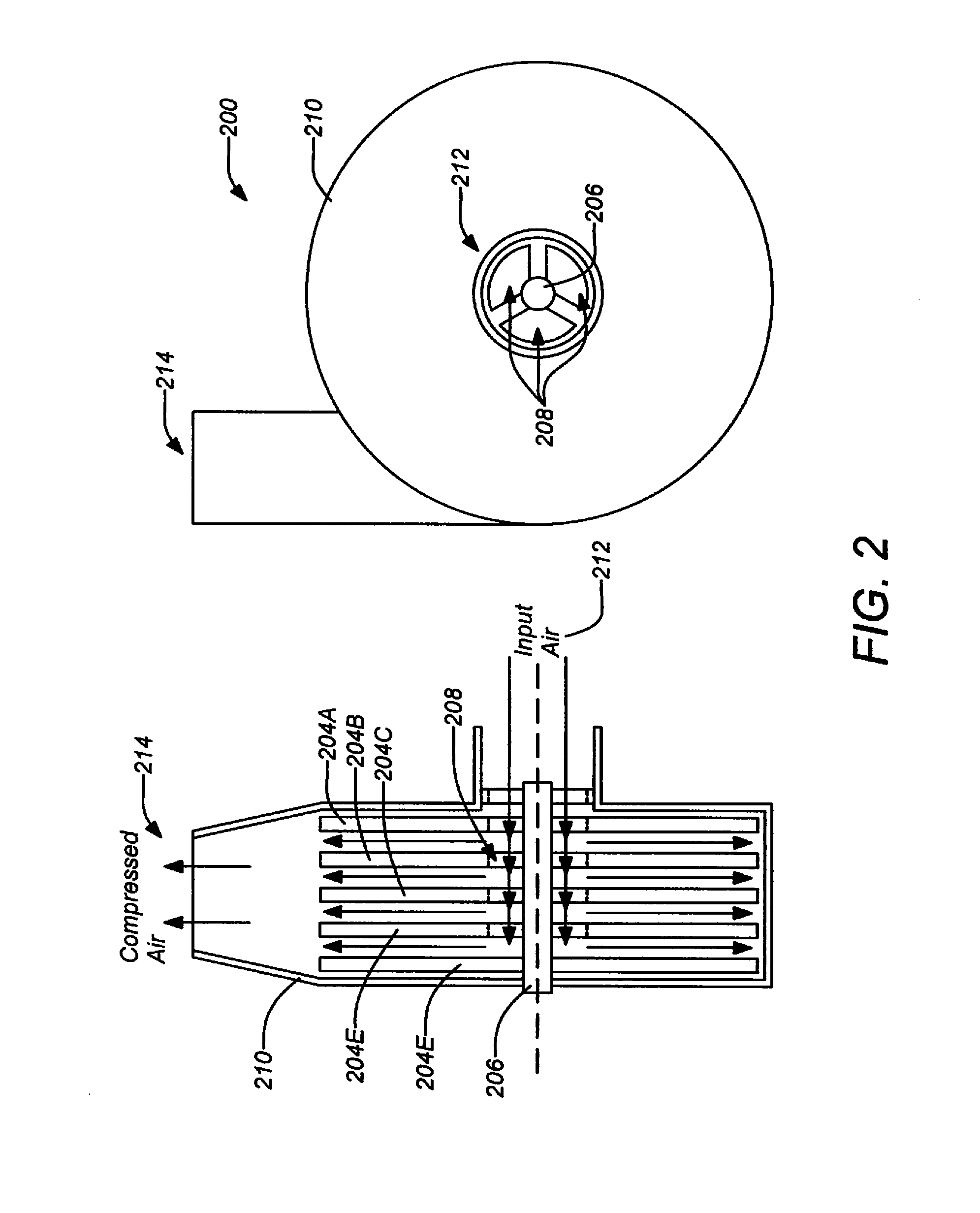 Reverse brayton cycle with bladeless turbo compressor for automotive environmental cooling