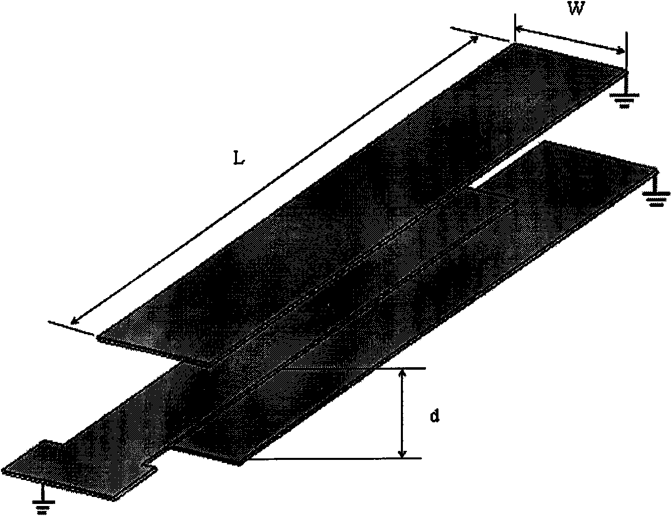 L wave band miniature band pass filter with low loss and high suppression