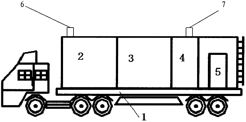 Sewage treating vehicle