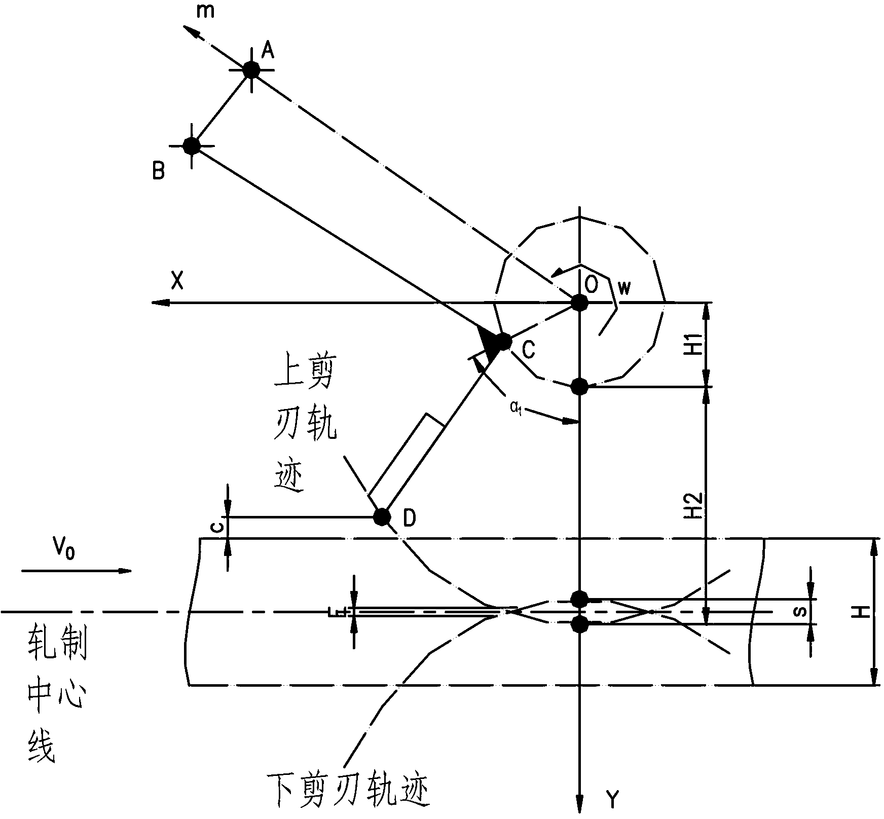 Hot-rolled section steel fly shear transmission crankshaft preparation method