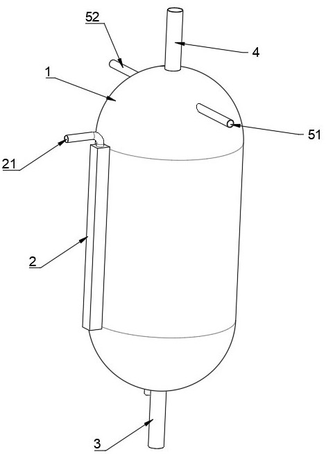 A kind of epichlorohydrin saponification tower