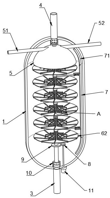 A kind of epichlorohydrin saponification tower