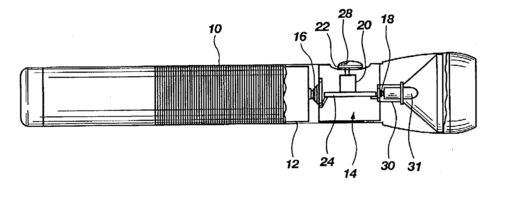 Flashlight and flashlight electrical connectors