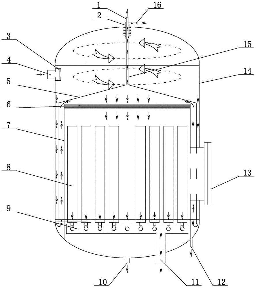 High-precision water degreasing device