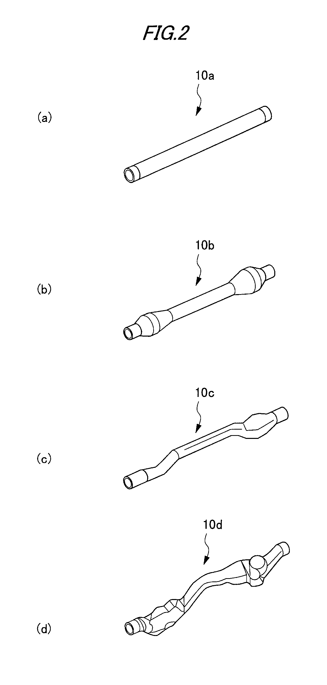 Hot bulge forming die apparatus