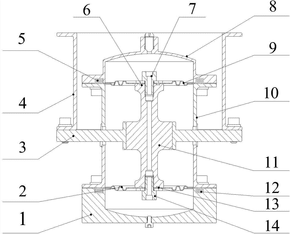 Viscous fluid damper for on-orbit vibration isolation of spatial load