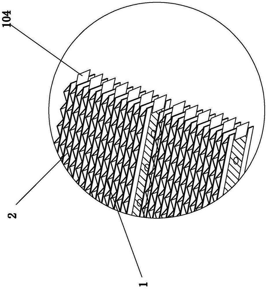 Efficient air purifier core