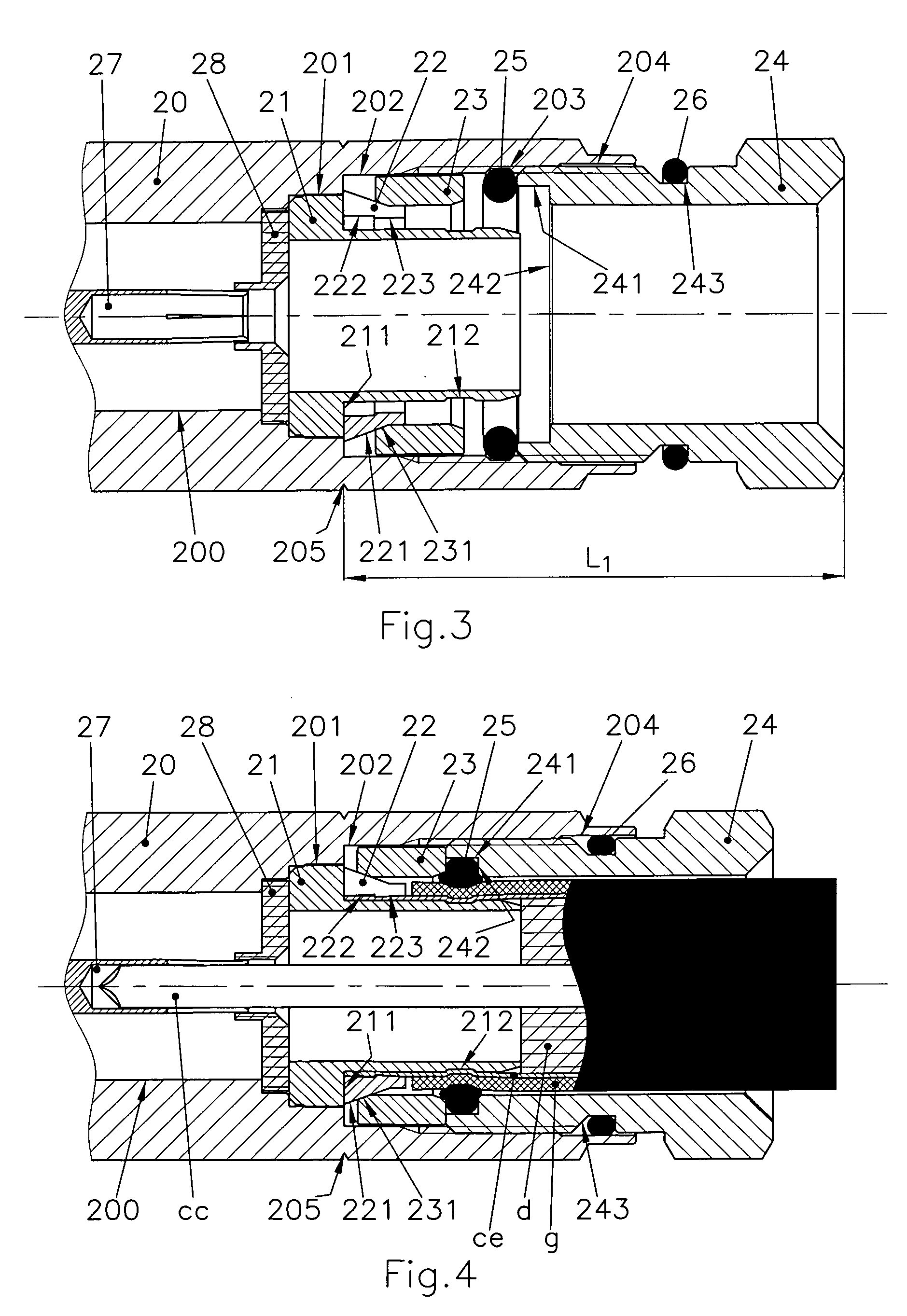 Coaxial connectors