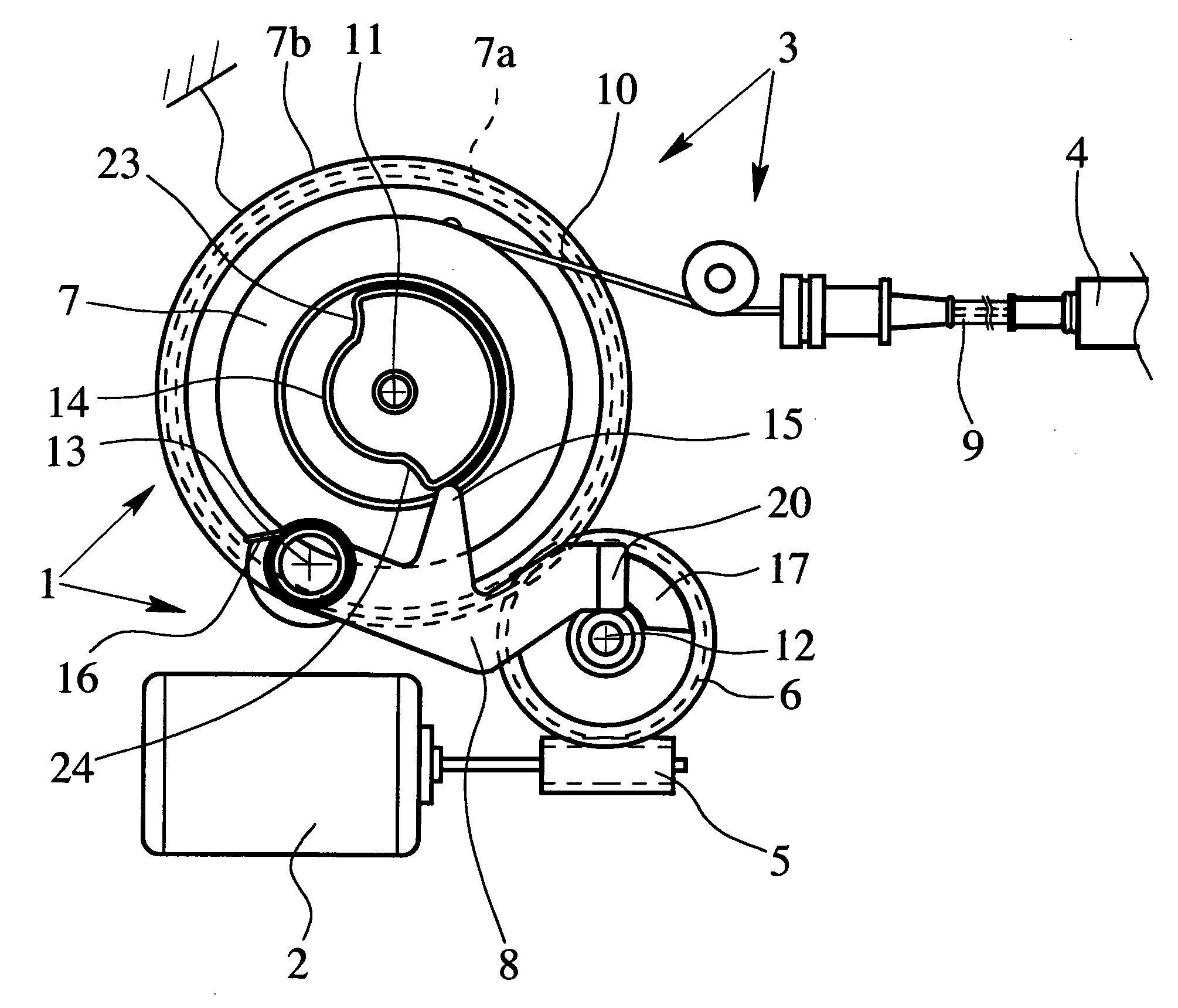 Motorized motor vehicle component