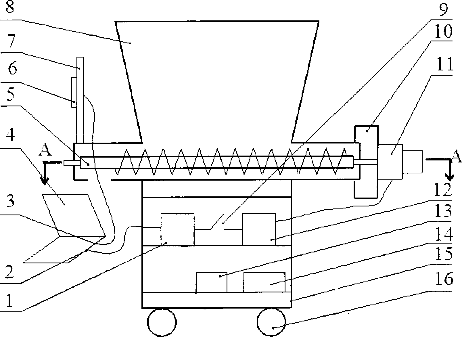 Intelligentized accurate feeding device