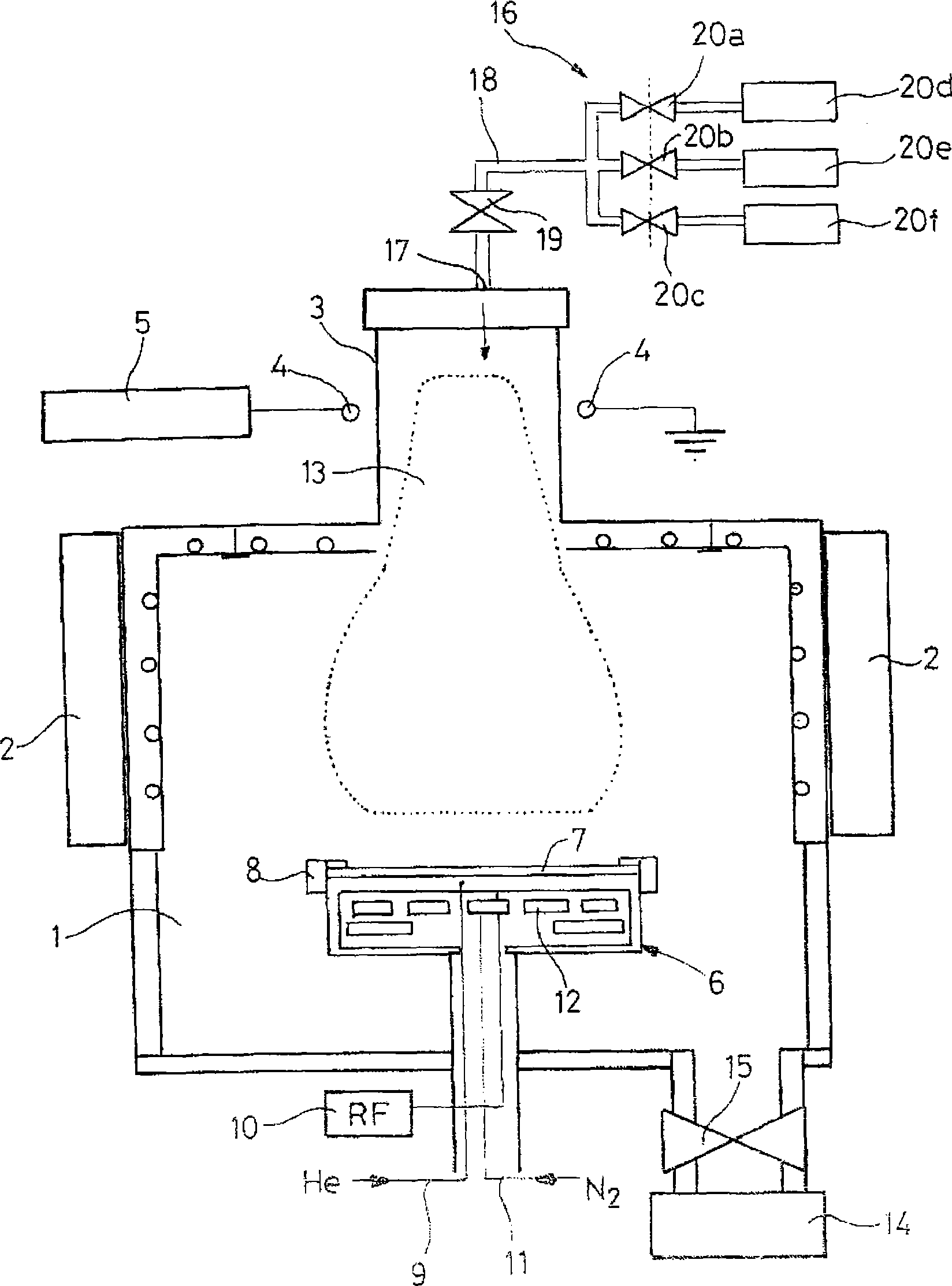 Anisotropic etching method