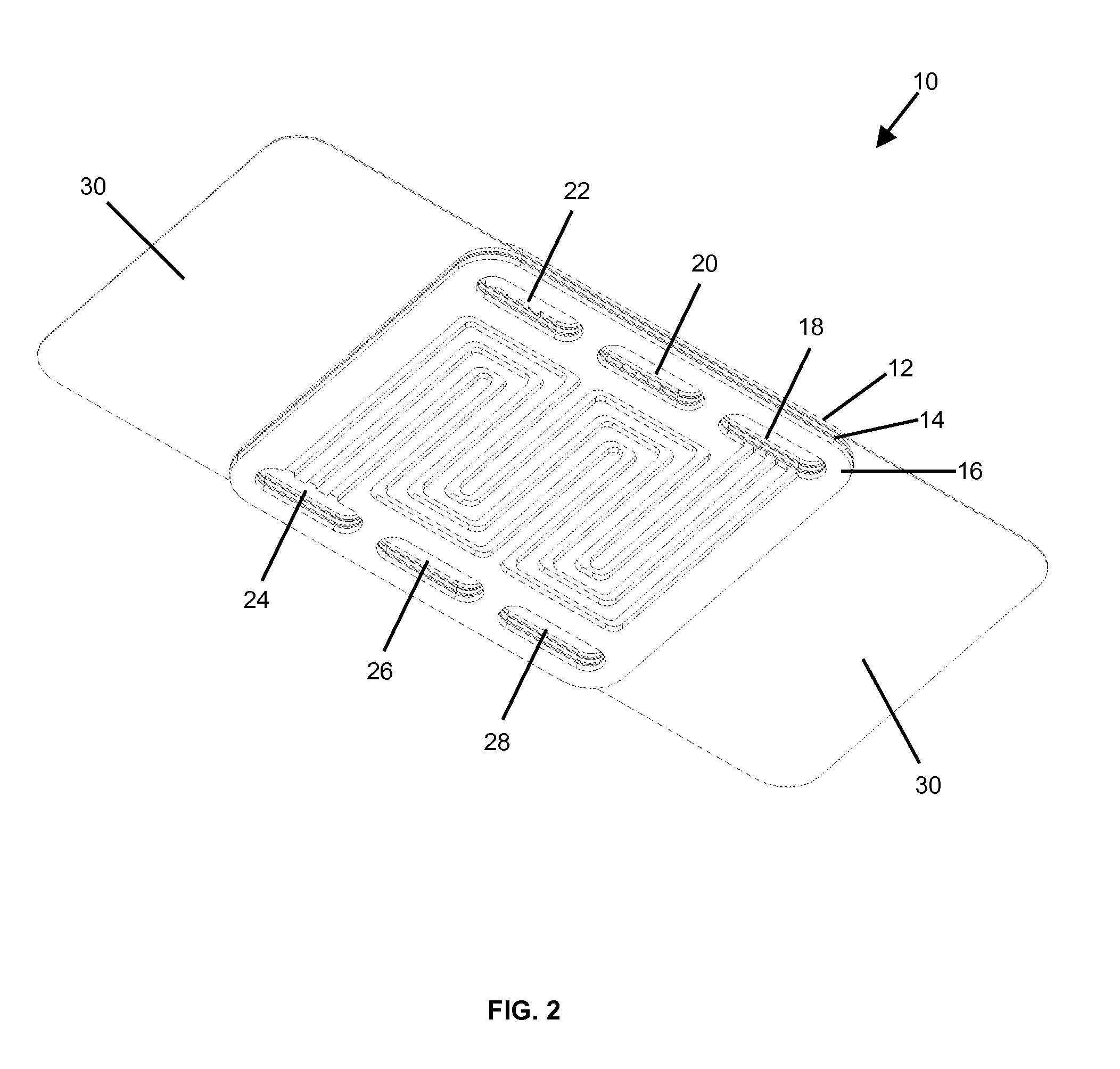 Combined fuel cell stack and heat exchanger assembly