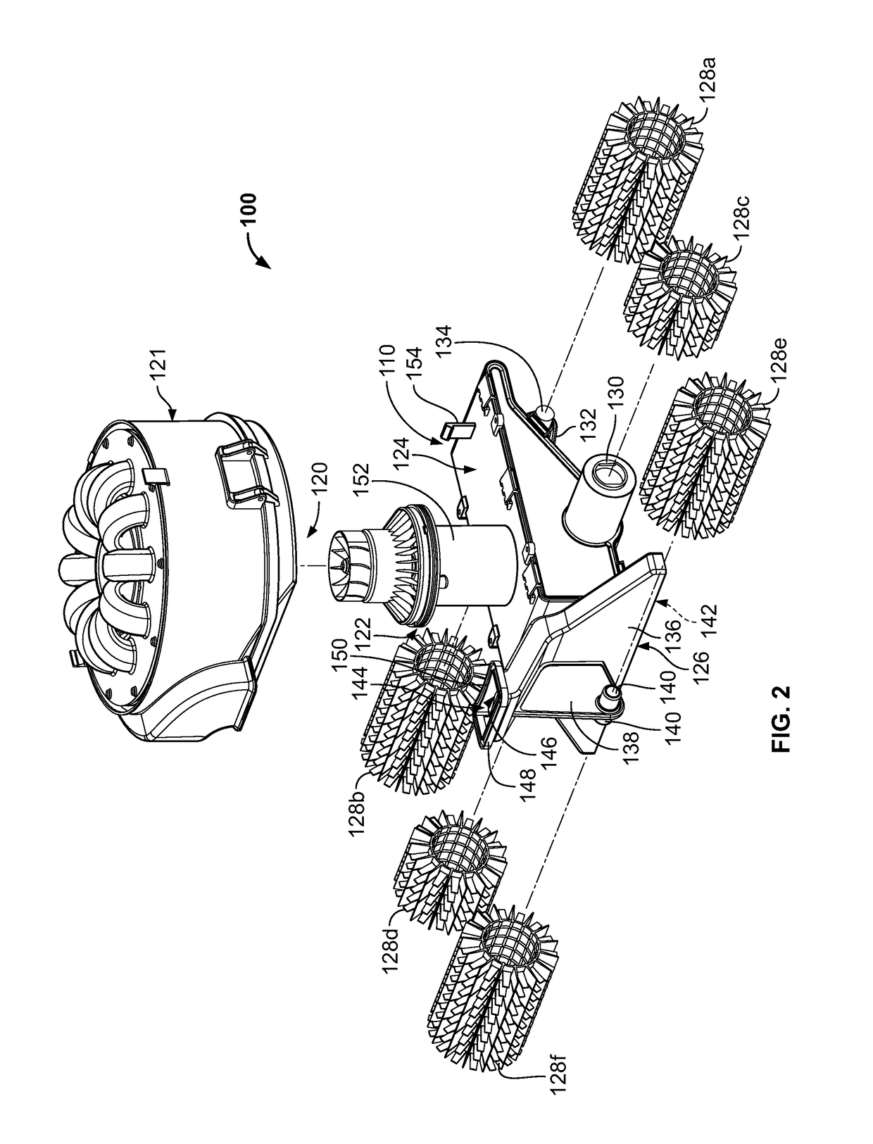 Pool cleaner power coupling