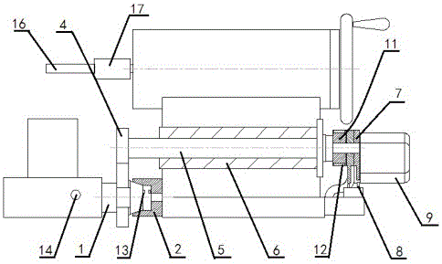 Numerical control lathe tailstock automatic control method capable of controlling drilling depth and finishing hole bottom