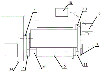 Numerical control lathe tailstock automatic control method capable of controlling drilling depth and finishing hole bottom