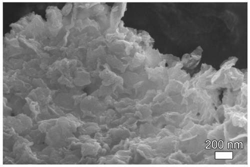 Preparation method of amorphous MoSx monolayer nanosheet