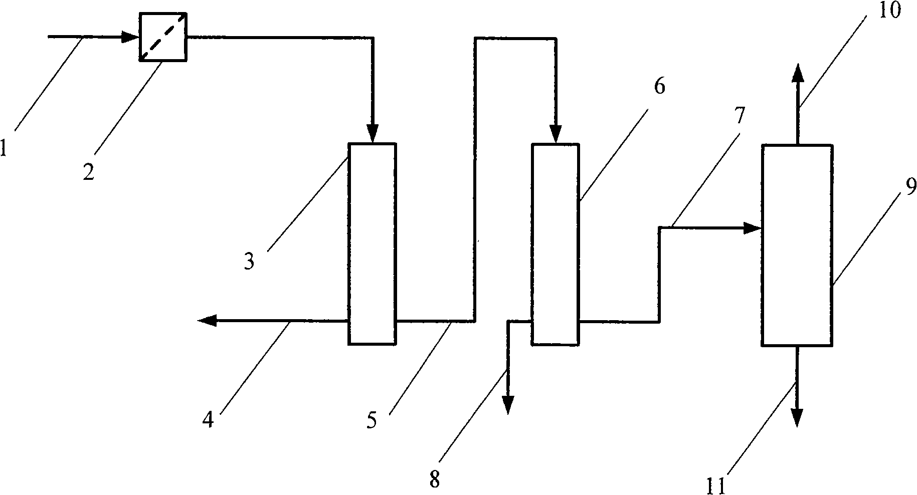 Recovery method of phosphate discharge liquid