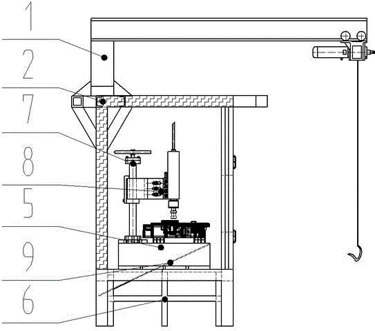 Sand cleaning equipment used for removing heavy casting sand core