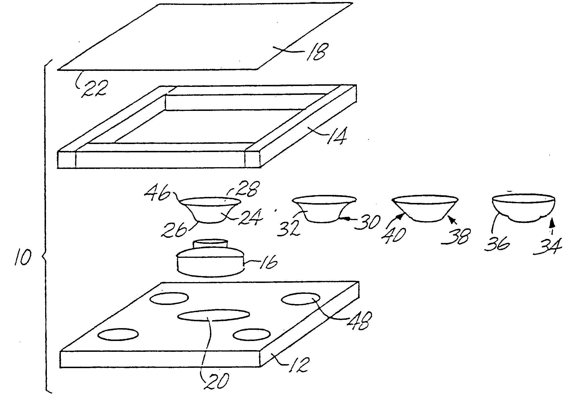 Flat speaker with a flat membrane diaphragm