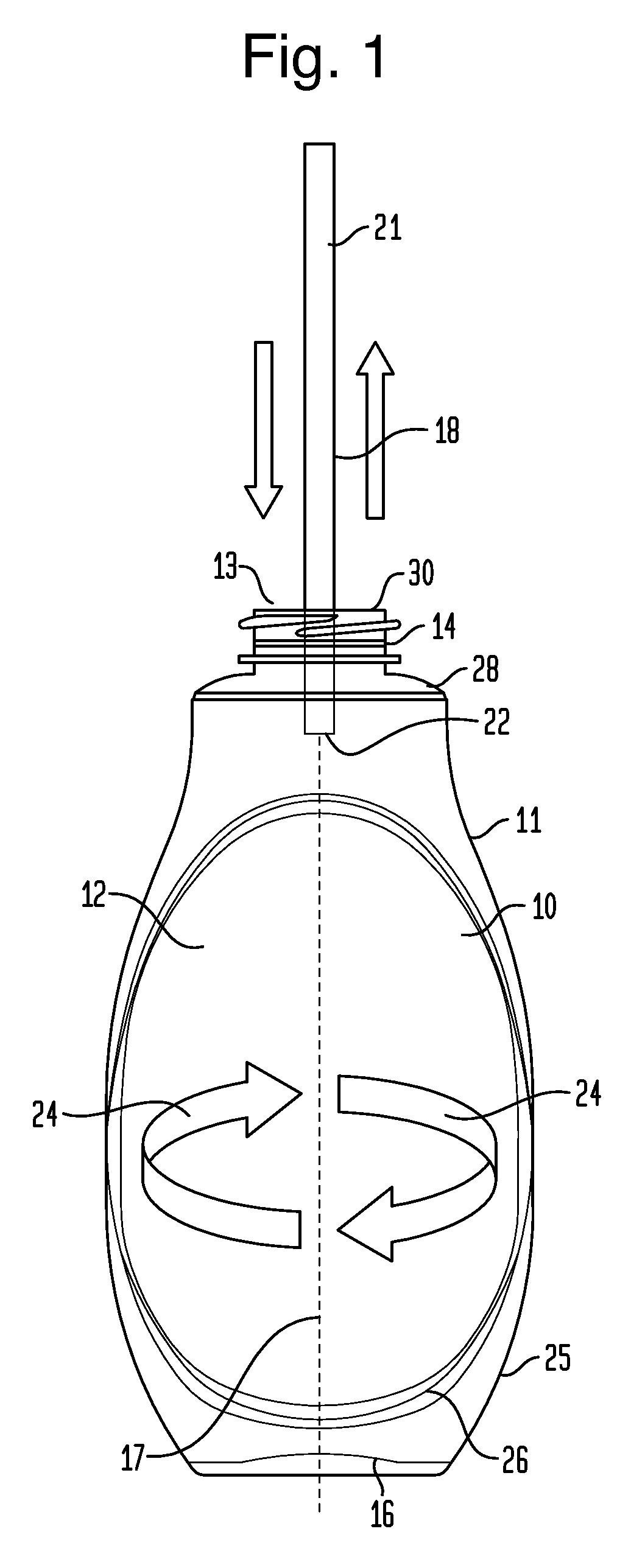 Process for coating containers