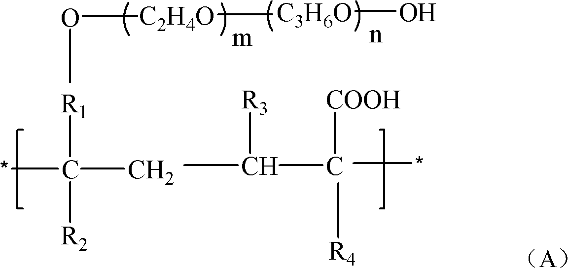 Concrete polycarboxylate water reducer and preparation method thereof