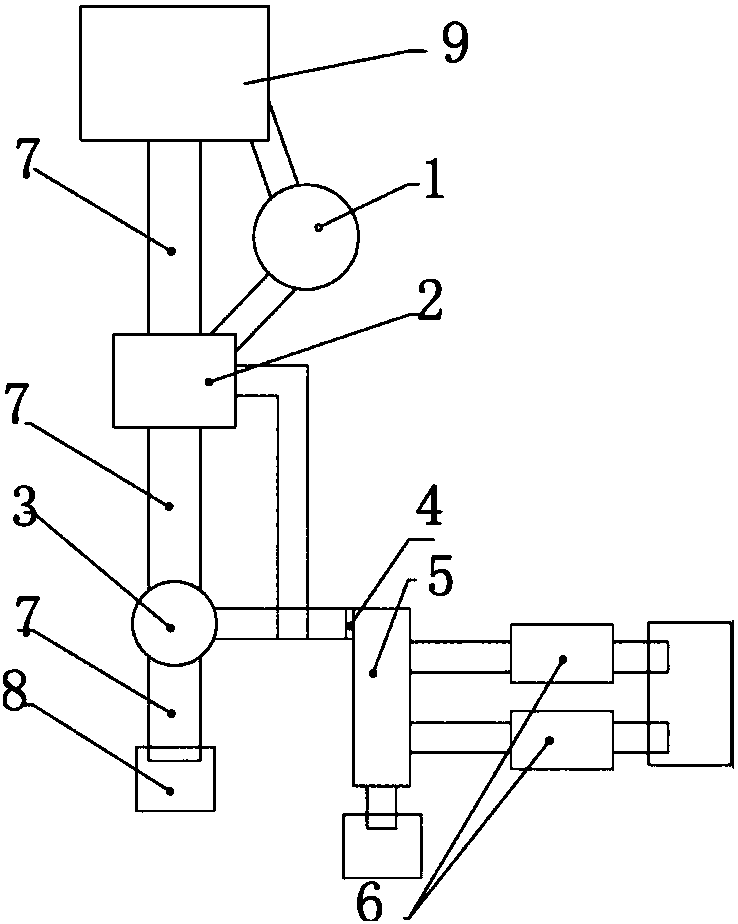 Recovery system for waste metal materials after scraped car crushing