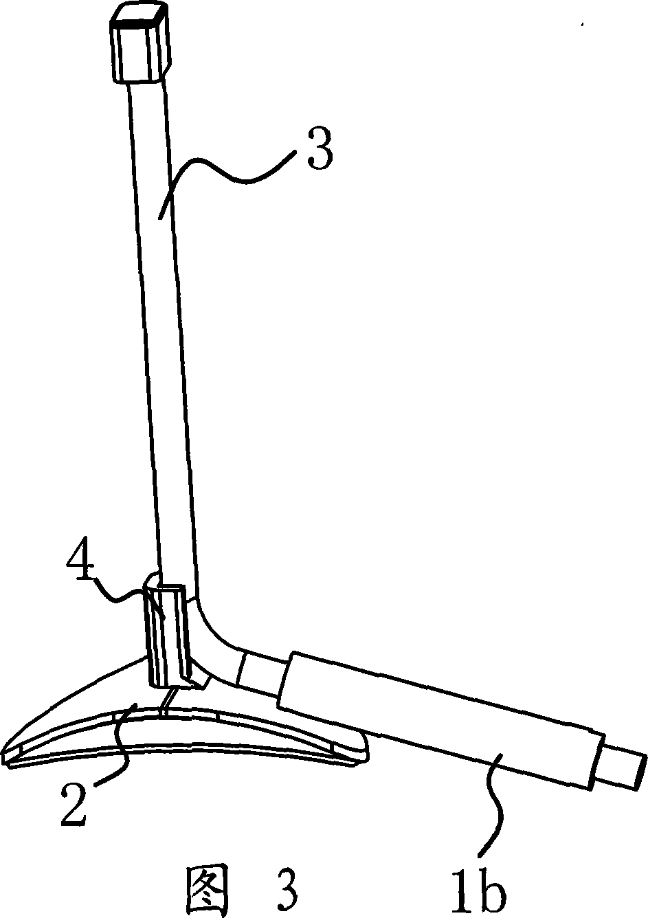 Folding type support for cervical vertebra tractor