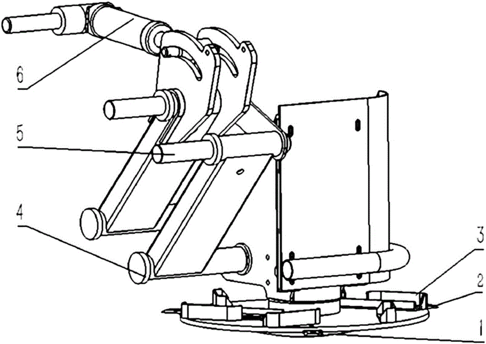 Terrain-imitating cutting table for sugarcane harvester