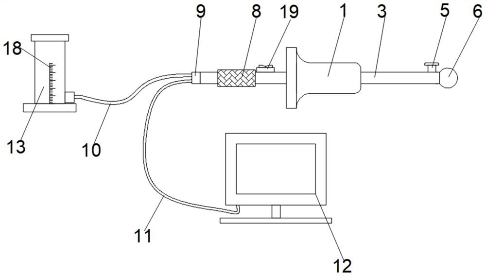 Medicine applying device for obstetric nursing