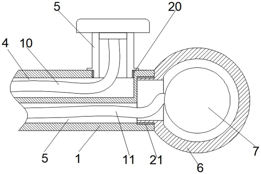 Medicine applying device for obstetric nursing