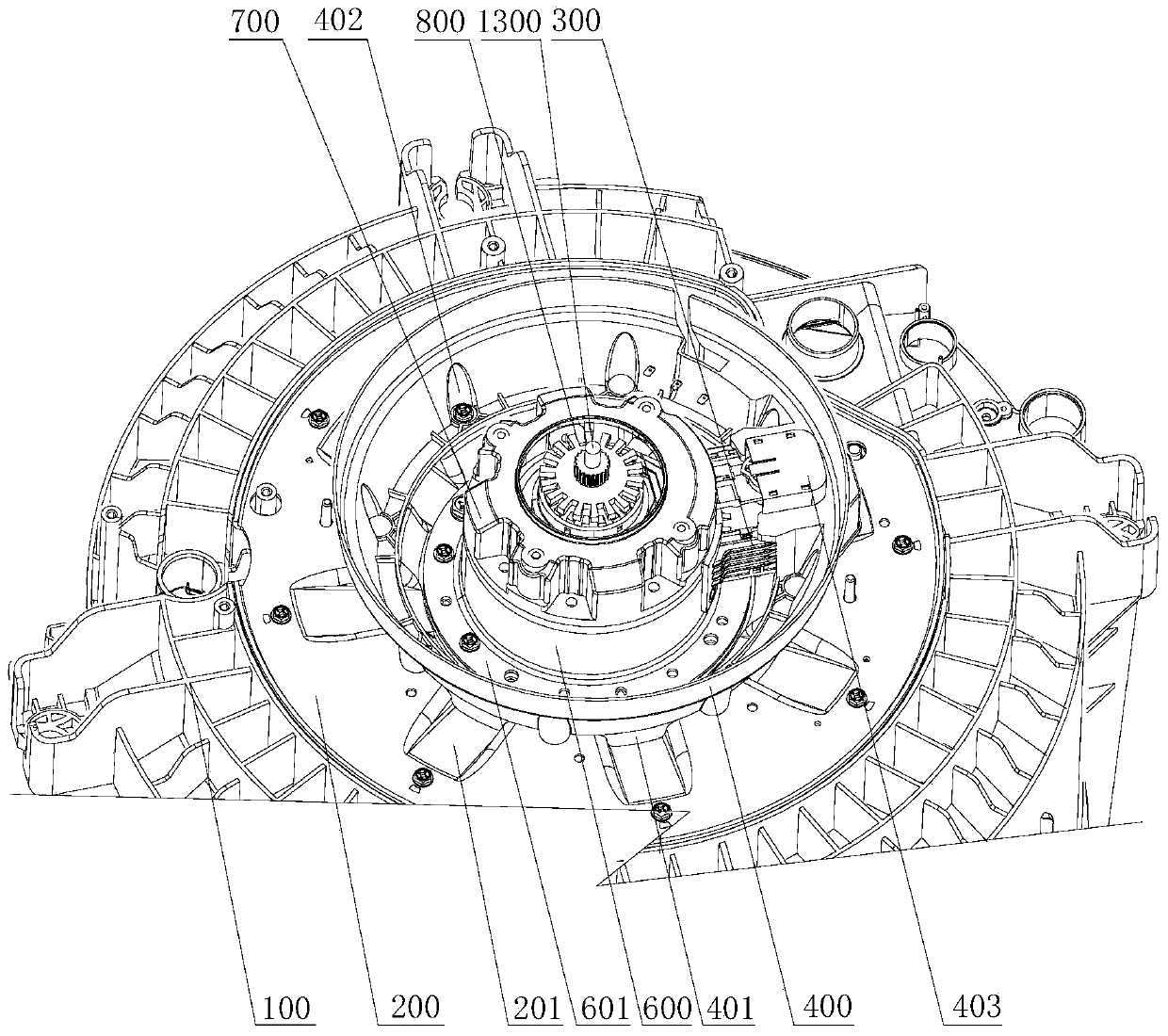 A washing machine deceleration clutch and washing machine