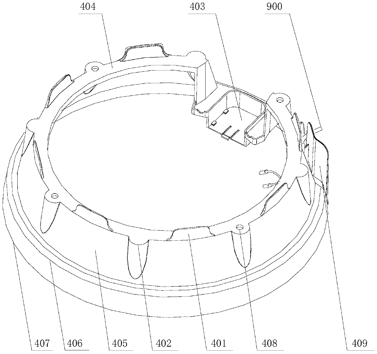 A washing machine deceleration clutch and washing machine