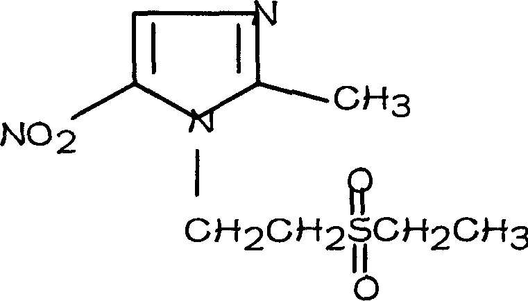 Tinidazole preparing process