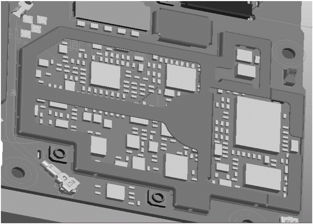 Printed circuit board, mobile terminal, mobile terminal shielding frame and preparation method therefor