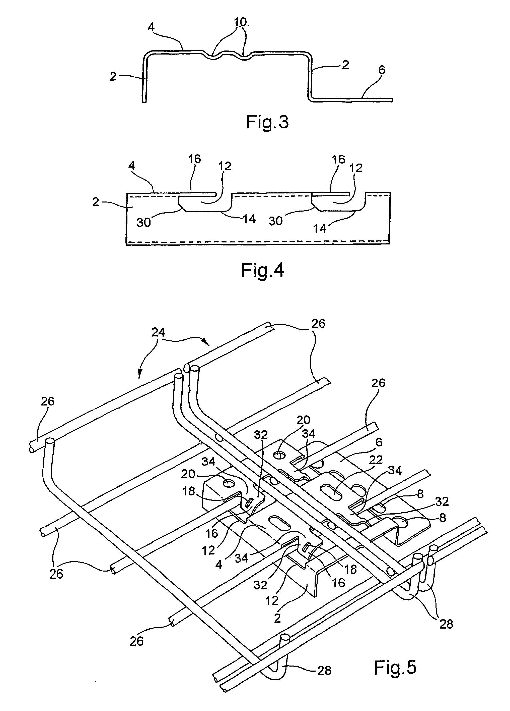 Accessory for lifting and bonding wire cable trays