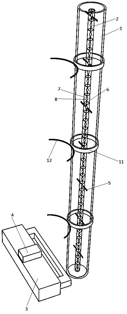 Vortex isolation control type stop pipe valve