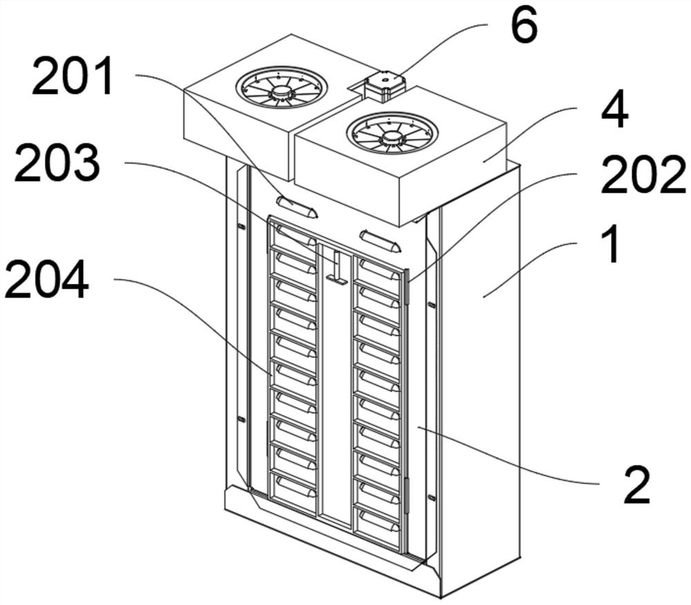 Efficient air supply outlet structure based on energy conservation and environmental protection