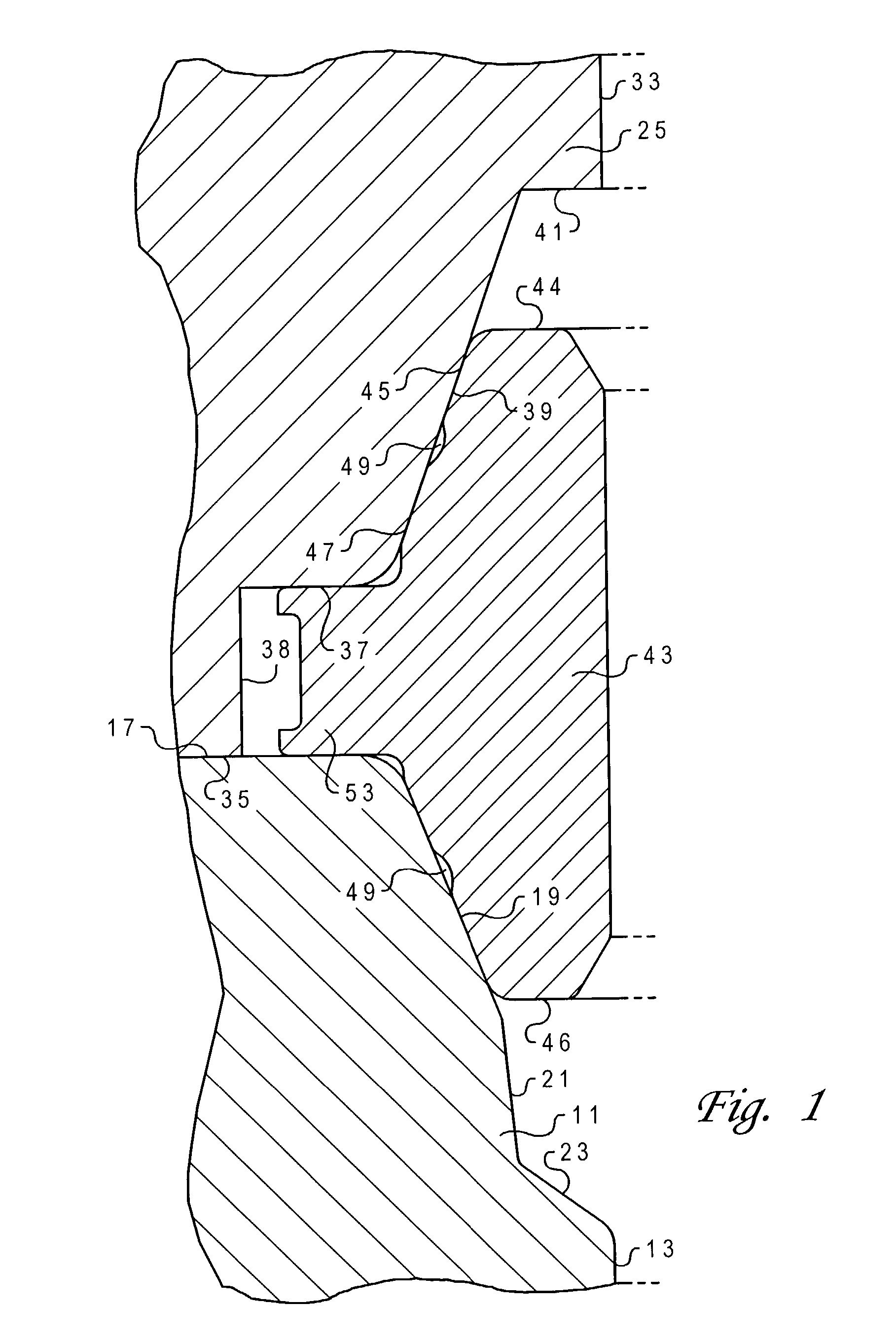 Gasket with multiple sealing surfaces