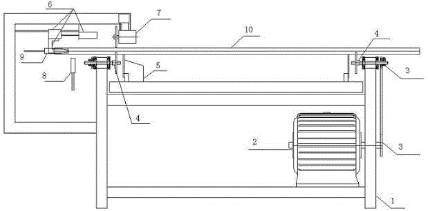 Glass tube sealing device