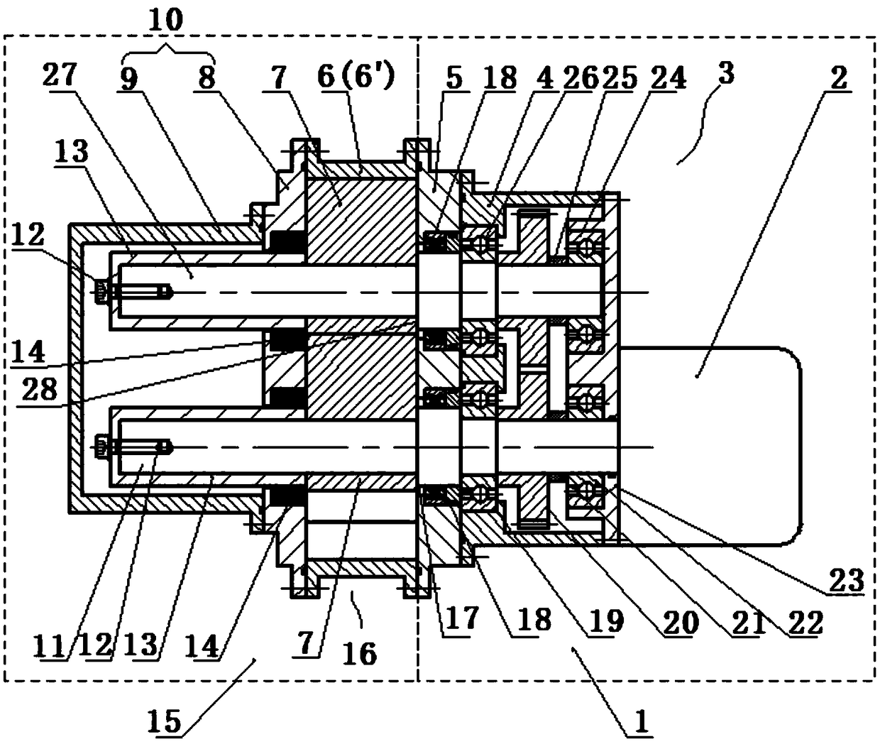 A dry vacuum pump kit and test method for rotor performance test