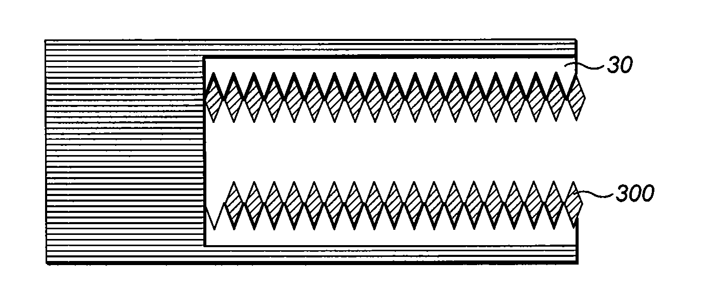 Insert for forming an end connection in a uni-axial composite material