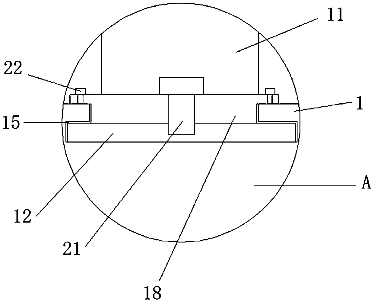 Communication tower fixing seat for electronic information engineering