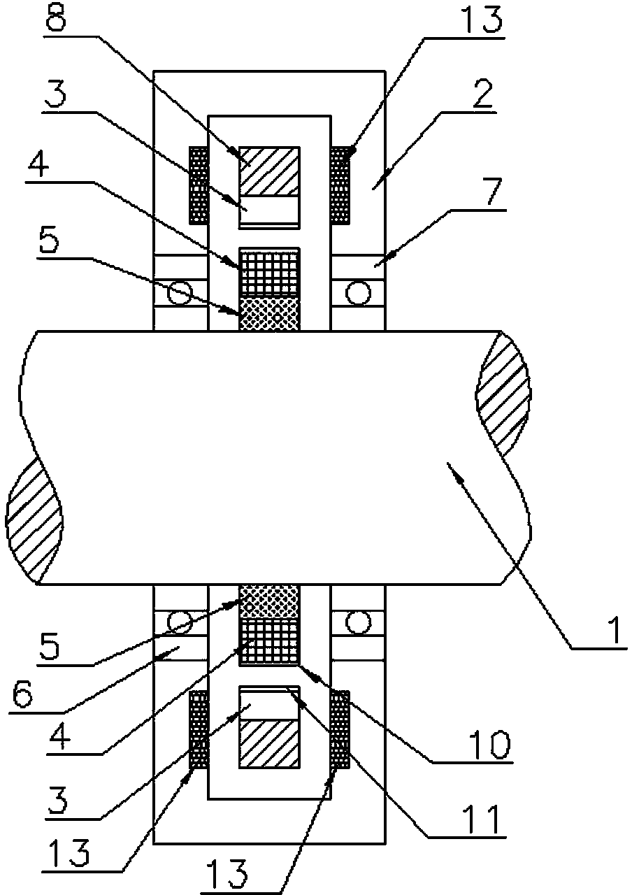 Electric wheel with built-in suspension flywheel