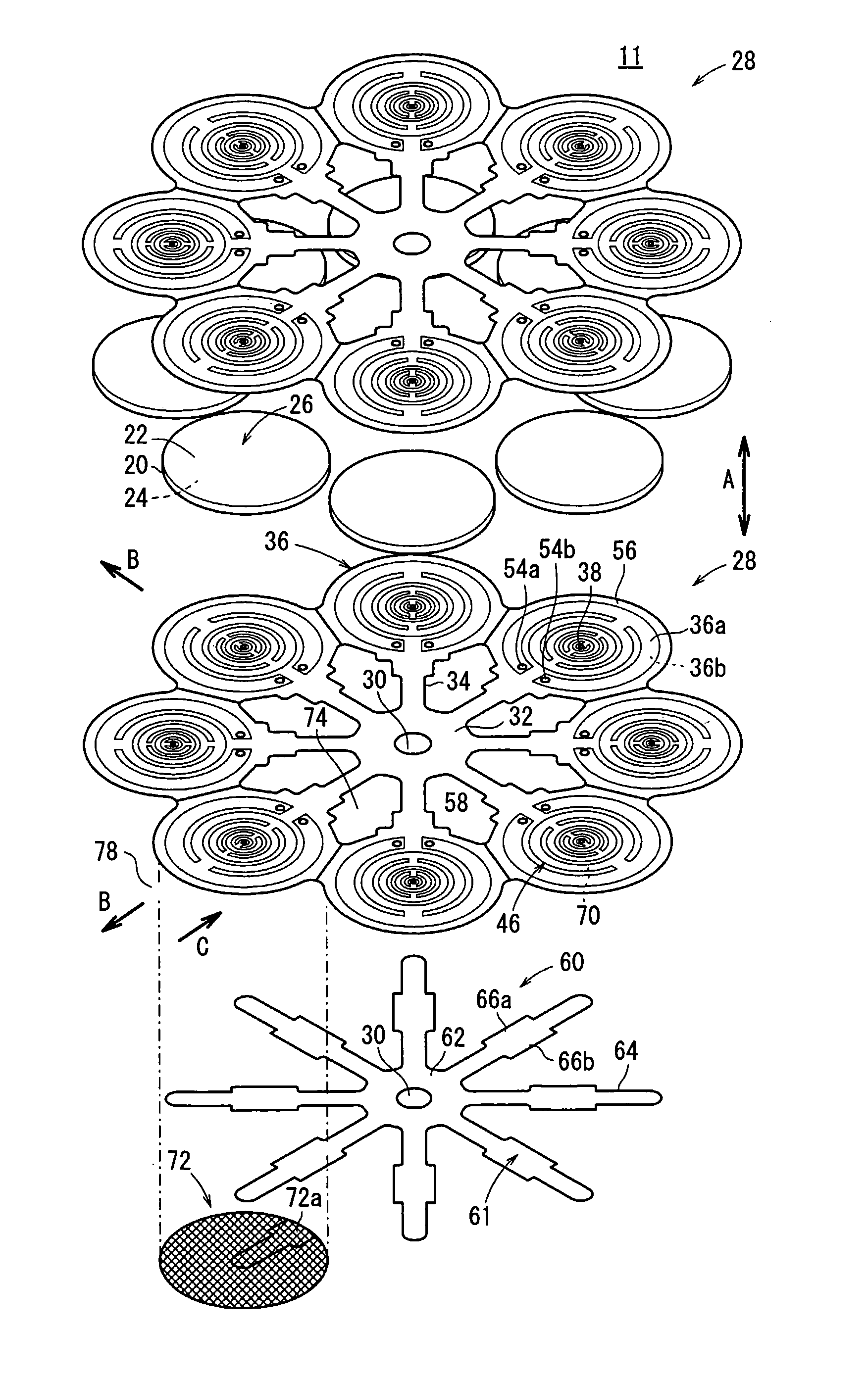 Fuel cell and fuel cell stack